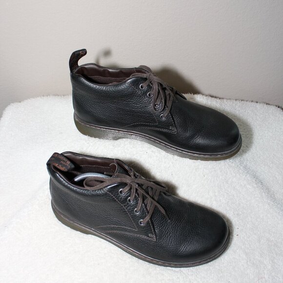 Dr. Martens Mens Barnie Black Grizzly Chukka Boots Shoes Size 12 - Picture 2 of 9